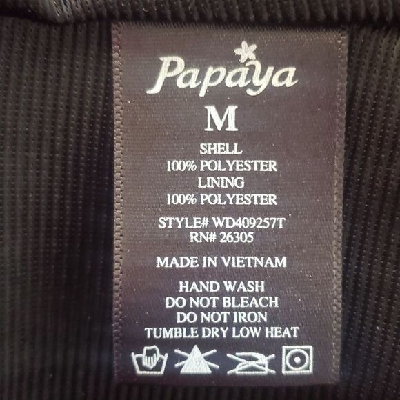 Vintage Y2K PAPAYA Belted Gray Pink Animal Print Dress MEDIUM - Picture 10 of 10